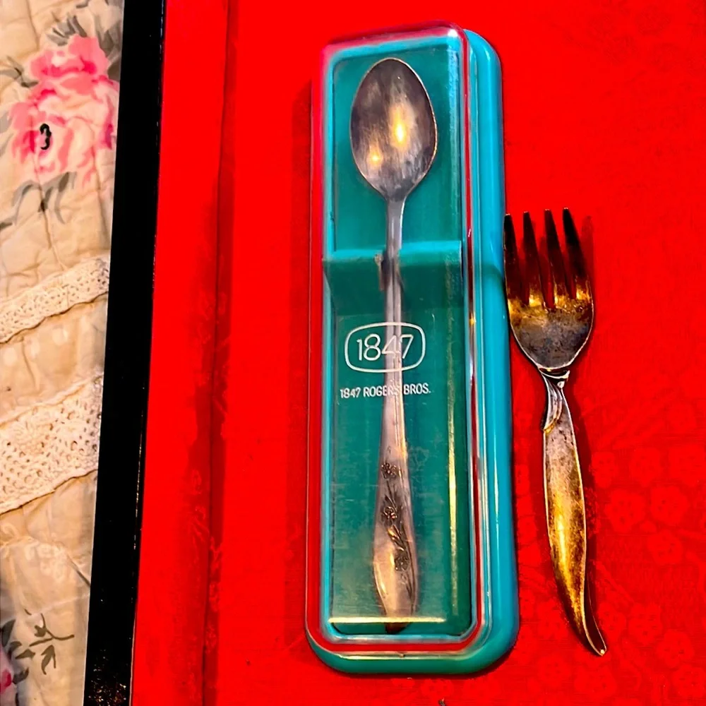 Vintage 1847 Rogers Bros. Spoon and Infant fork